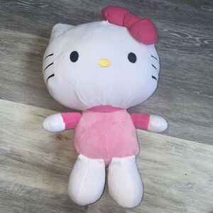 Hello Kitty Plush Toy 15" Tall Pink Pillow Stuffed Animal